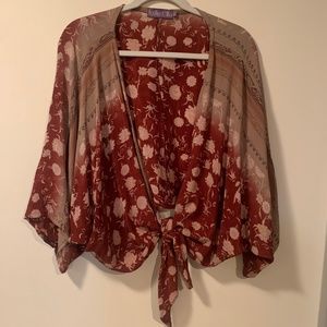 Indie Ella Silk Shawl Shrug